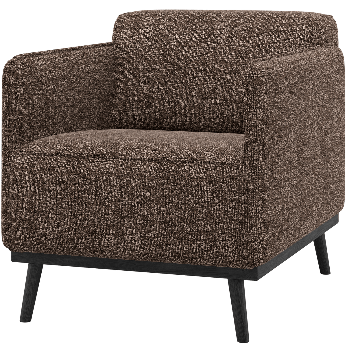 STATEMENT FAUTEUIL MET ARM BRUIN MELANGE