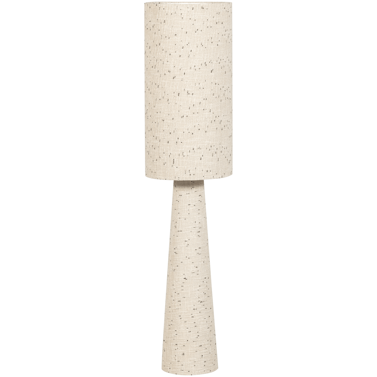 LOFT VLOERLAMP METAAL/BOUCLE NATUREL MET STIPPEN 130xO30 CM