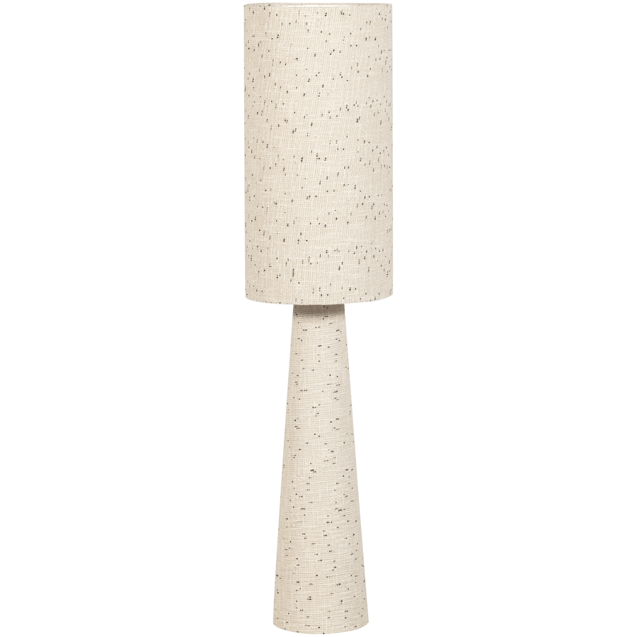 LOFT VLOERLAMP METAAL/BOUCLE NATUREL MET STIPPEN 130xO30 CM
