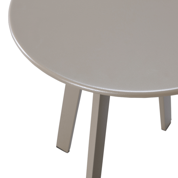 FER TUIN BIJZETTAFEL O40 CM METAAL ZAND