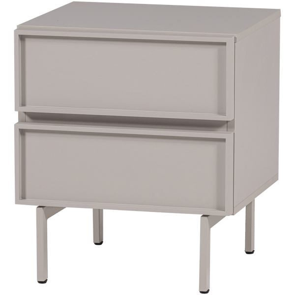TOURS LADEKAST/NACHTKASTJE 2 LADES MELAMINE/MDF ZAND