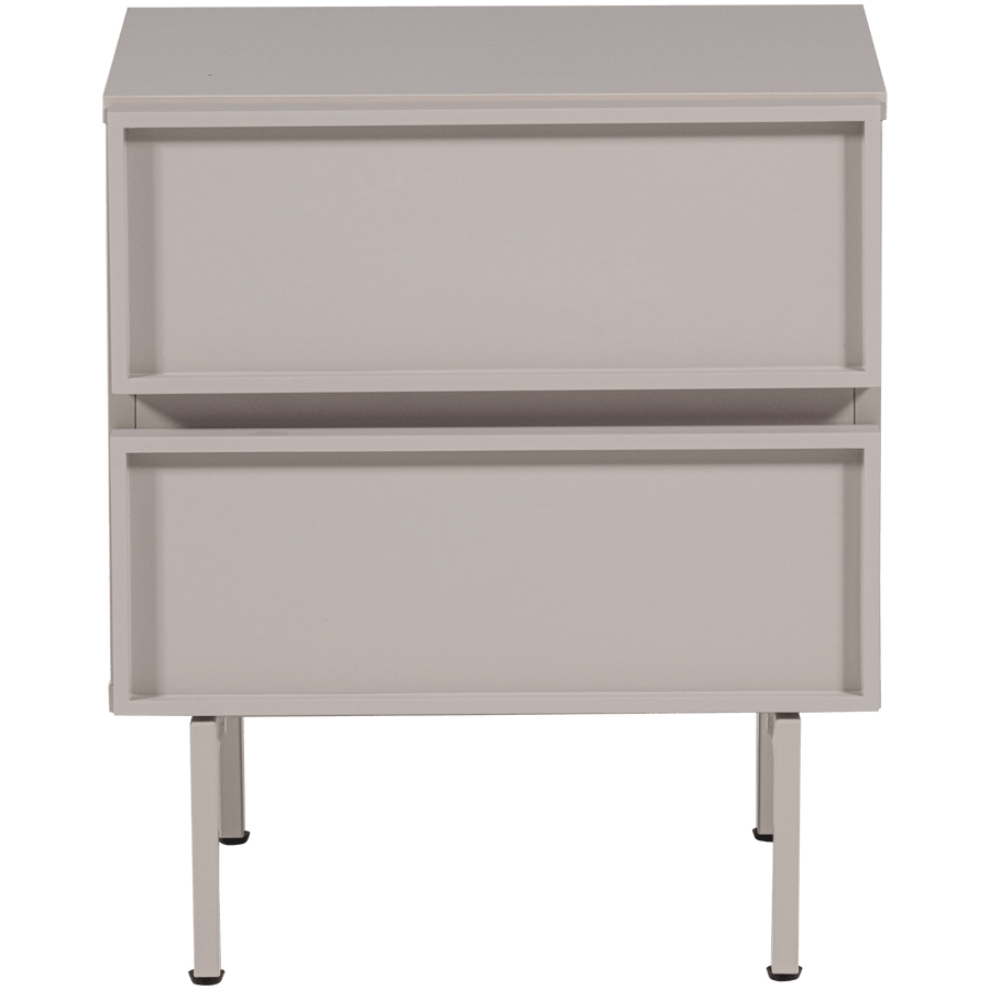 TOURS LADEKAST/NACHTKASTJE 2 LADES MELAMINE/MDF ZAND