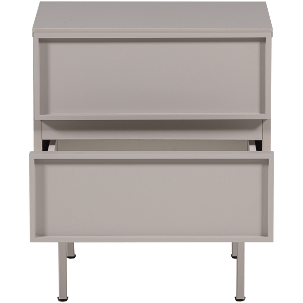 TOURS LADEKAST/NACHTKASTJE 2 LADES MELAMINE/MDF ZAND