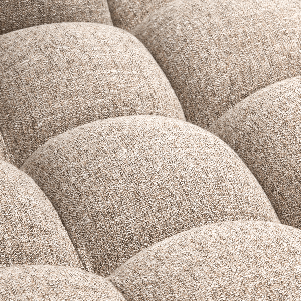 ALLURE CHAISE LONGUE RECHTS GEWEVEN STOF NATUREL MELANGE