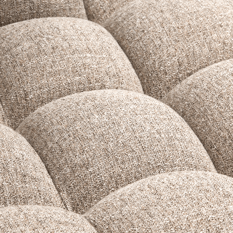 ALLURE CHAISE LONGUE RECHTS GEWEVEN STOF NATUREL MELANGE