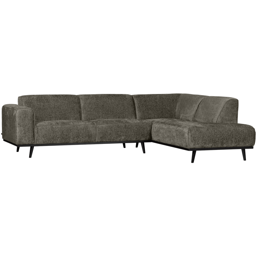 STATEMENT HOEKBANK RECHTS STRUCTURE VELVET FROST