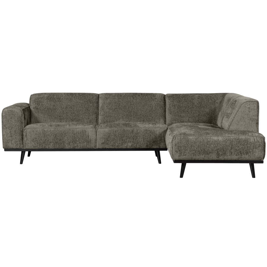 STATEMENT HOEKBANK RECHTS STRUCTURE VELVET FROST