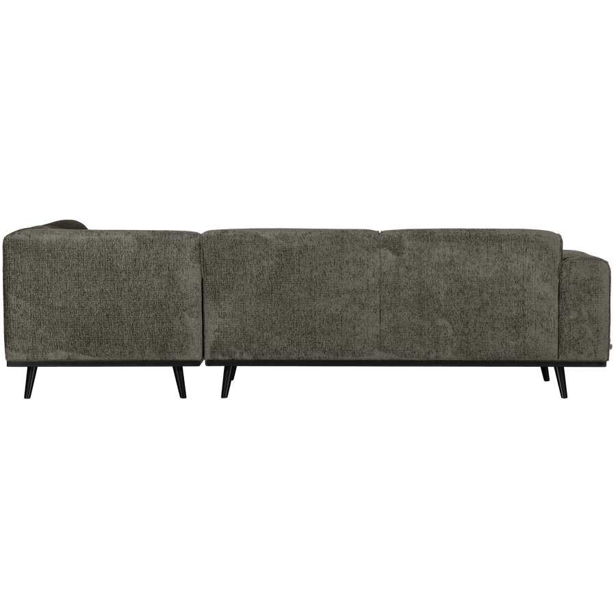 STATEMENT HOEKBANK RECHTS STRUCTURE VELVET FROST