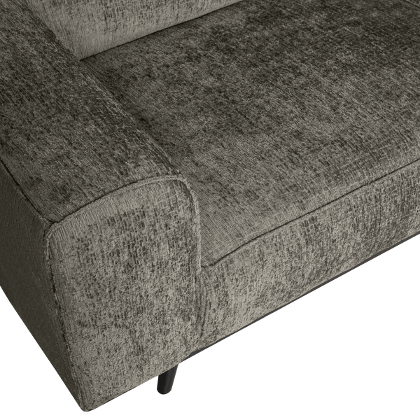 STATEMENT HOEKBANK RECHTS STRUCTURE VELVET FROST