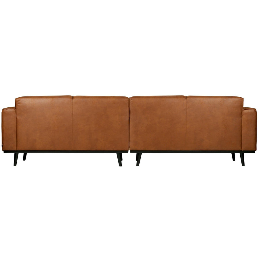 STATEMENT 4-ZITS BANK 280 CM ECOLEER COGNAC