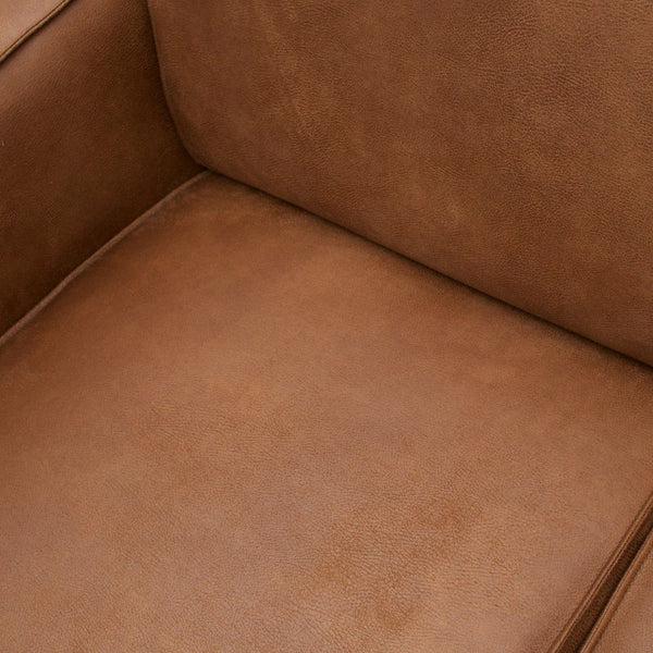 STATEMENT 4-ZITS BANK 280 CM ECOLEER COGNAC