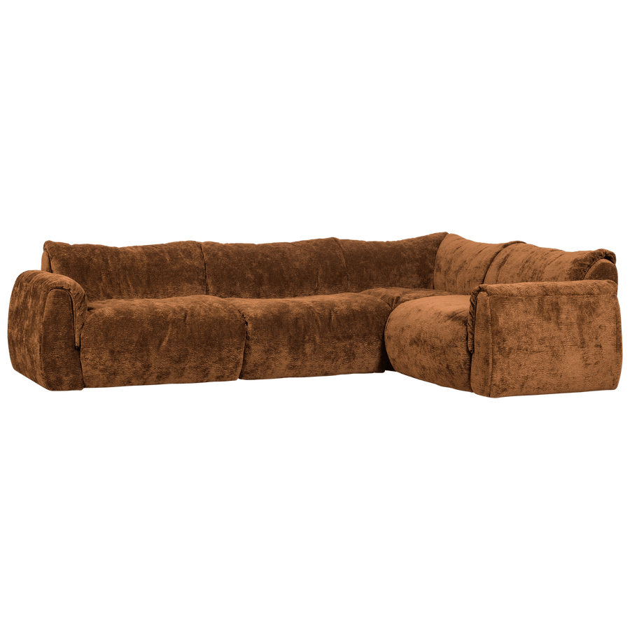 BAGGY HOEKBANK RECHTS 3D CHENILLE MIDDENBRUIN