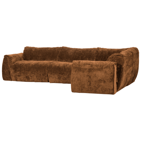 BAGGY HOEKBANK RECHTS 3D CHENILLE MIDDENBRUIN