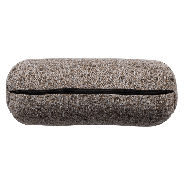BAGGY ROLKUSSEN 50XO23 CM GEWEVEN STOF BRUIN MELANGE