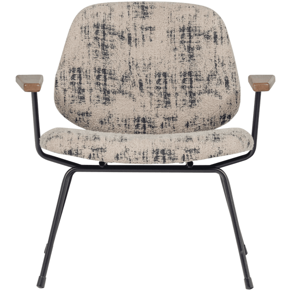AURE FAUTEUIL CHENILLE BEIGE/ZWART