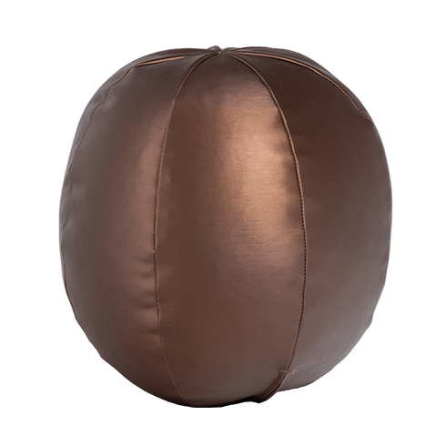 RODEO BAL KUSSEN KLEIN METALLIC WARM BRUIN
