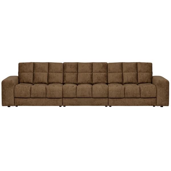 SECOND DATE 3-ZITS BANK STRUCTURE VELVET BRASS