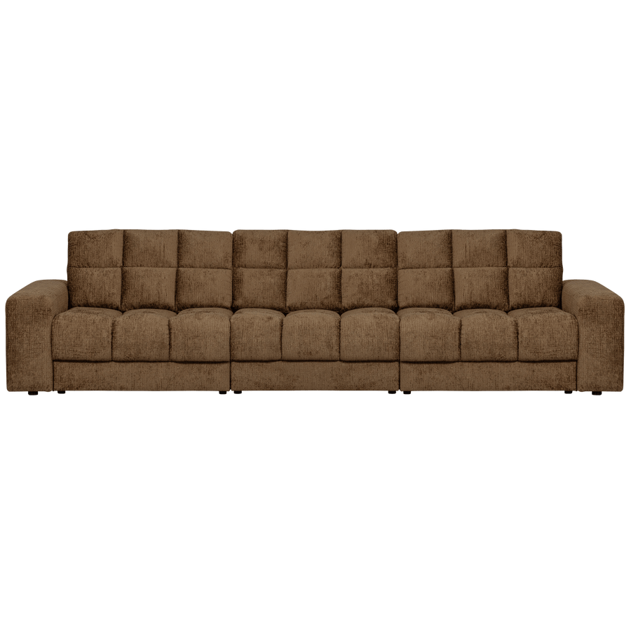 SECOND DATE 3-ZITS BANK STRUCTURE VELVET BRASS