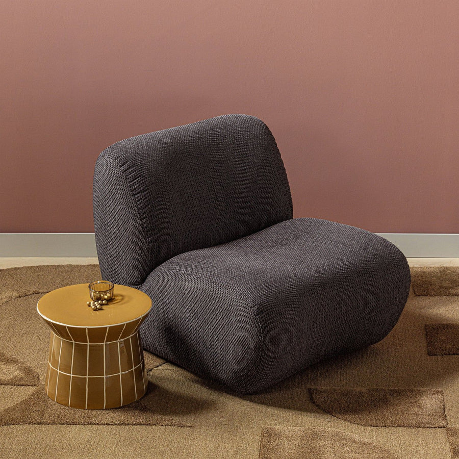 NOMU FAUTEUIL GROVE CHENILLE ANTRACIET [fsc]