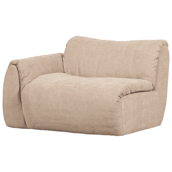 BAGGY 1-ZITS ELEMENT MET ARM LINKS GEWEVEN CHENILLE ZAND