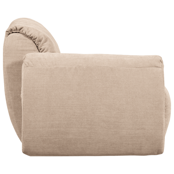 BAGGY 1-ZITS ELEMENT MET ARM LINKS GEWEVEN CHENILLE ZAND