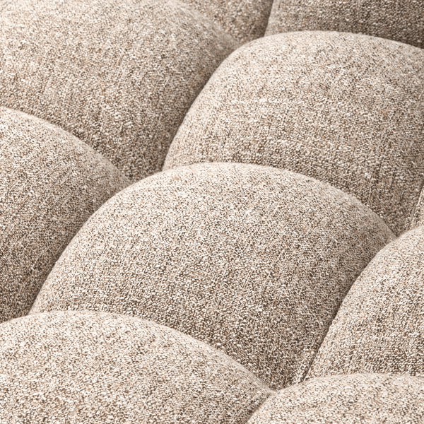 ALLURE CHAISE LONGUE LINKS GEWEVEN STOF NATUREL MELANGE