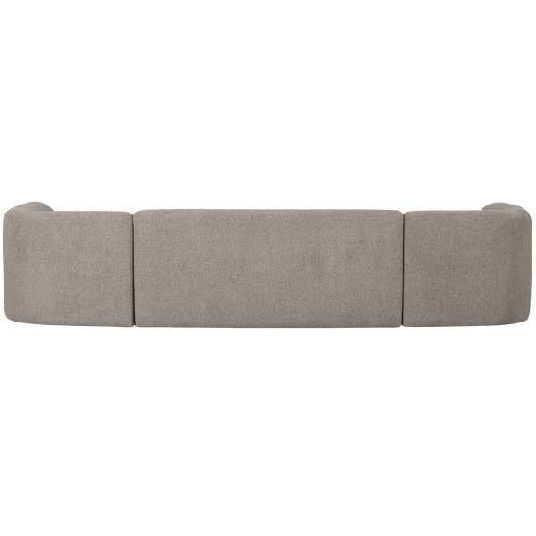SLOPING U-VORM BANK OFF WHITE MELANGE