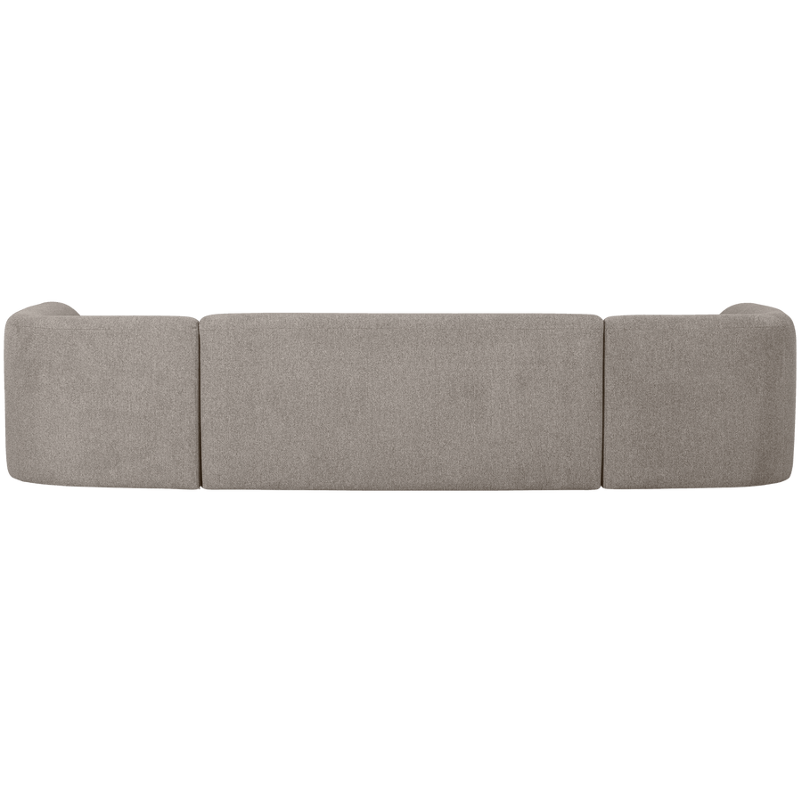 SLOPING U-VORM BANK OFF WHITE MELANGE