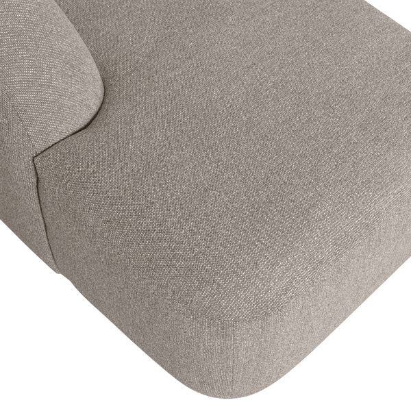 SLOPING U-VORM BANK OFF WHITE MELANGE