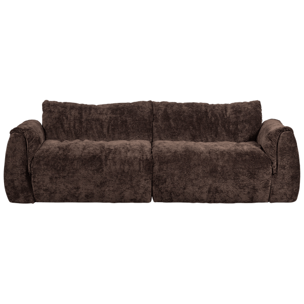 BAGGY 2-ZITS BANK 3D CHENILLE DONKERBRUIN