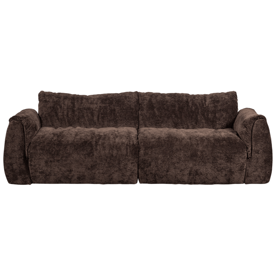 BAGGY 2-ZITS BANK 3D CHENILLE DONKERBRUIN