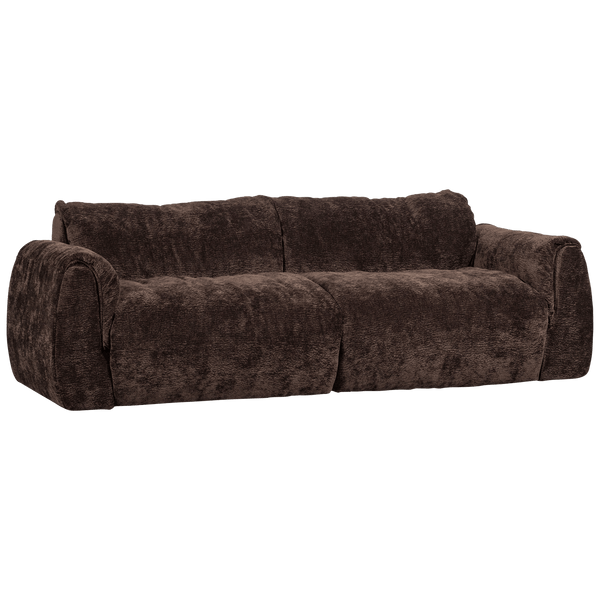 BAGGY 2-ZITS BANK 3D CHENILLE DONKERBRUIN