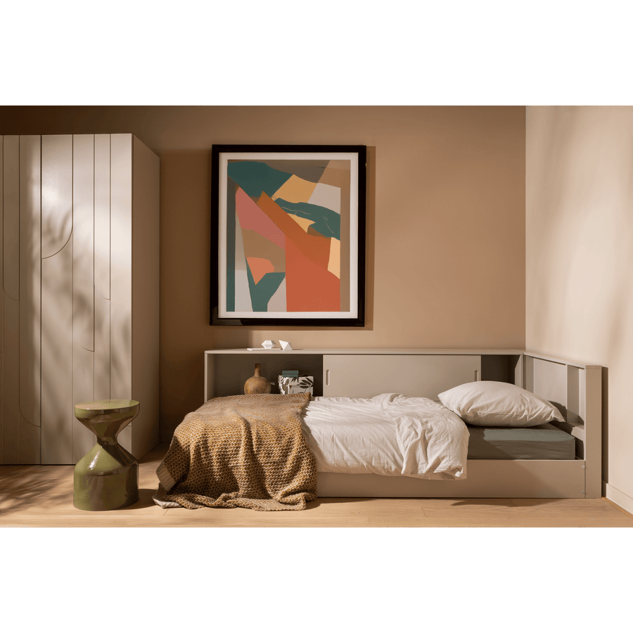 CARTER HOEKBED LINKS/RECHTS GRENEN DUST [fsc]