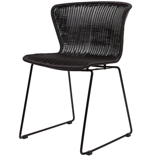WINGS TUINSTOEL ZWART - SET VAN 2