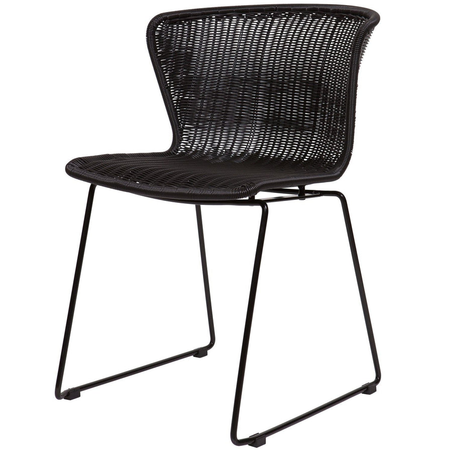 WINGS TUINSTOEL ZWART - SET VAN 2