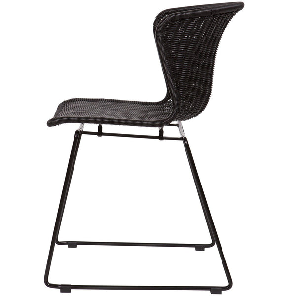 WINGS TUINSTOEL ZWART - SET VAN 2