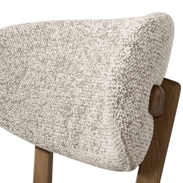 UDAR BARSTOEL NATUREL MET HOUTEN FRAME BRUIN [fsc]