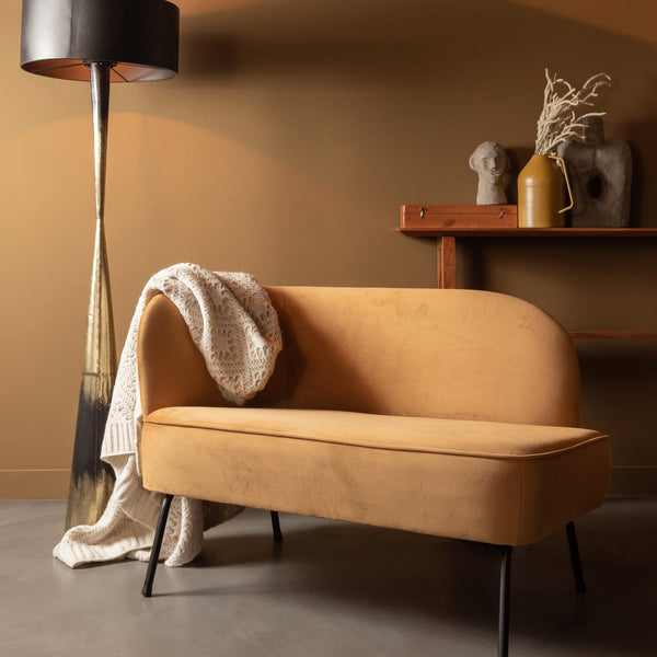 BLACKOUT TOO STAANDE LAMP METAAL ZWART/MESSING