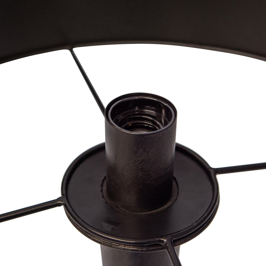 BLACKOUT TOO STAANDE LAMP METAAL ZWART/MESSING