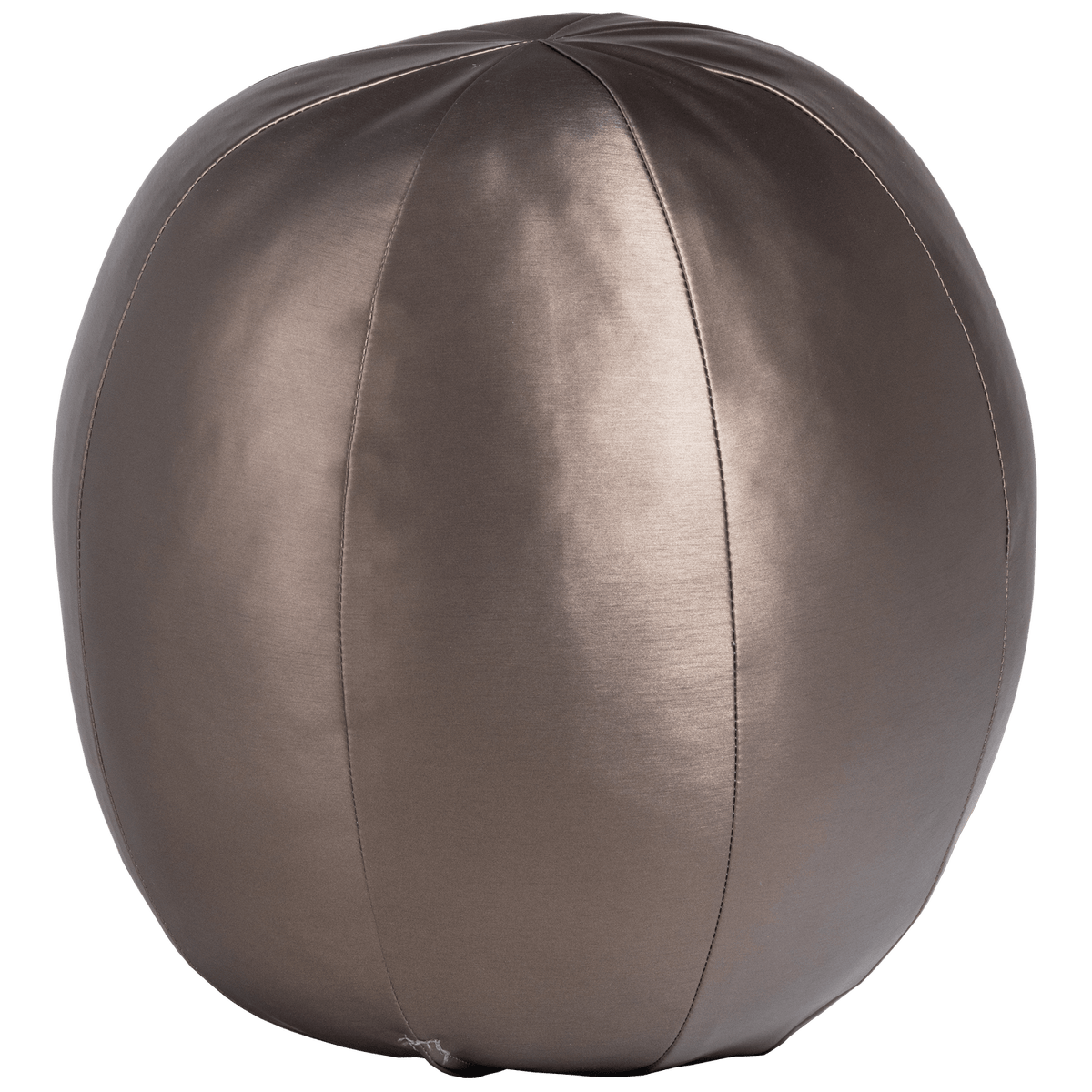 RODEO BAL KUSSEN GROOT METALLIC KOPER BRUIN