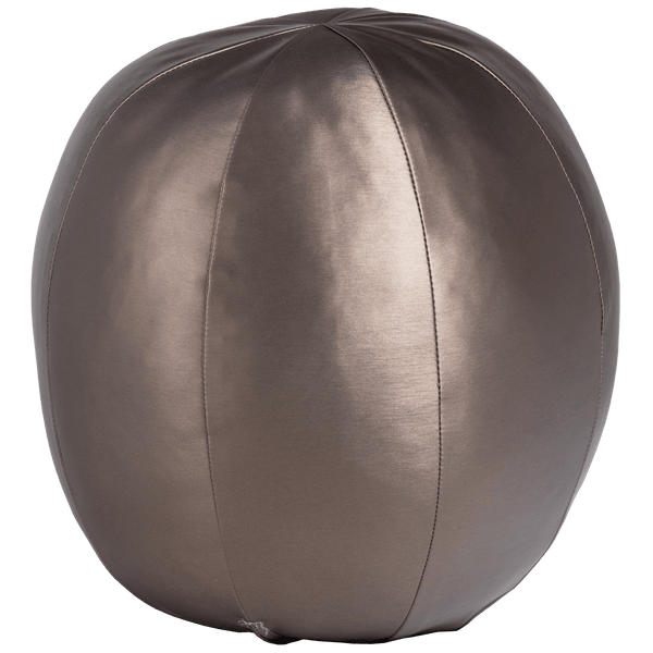 RODEO BAL KUSSEN GROOT METALLIC KOPER BRUIN