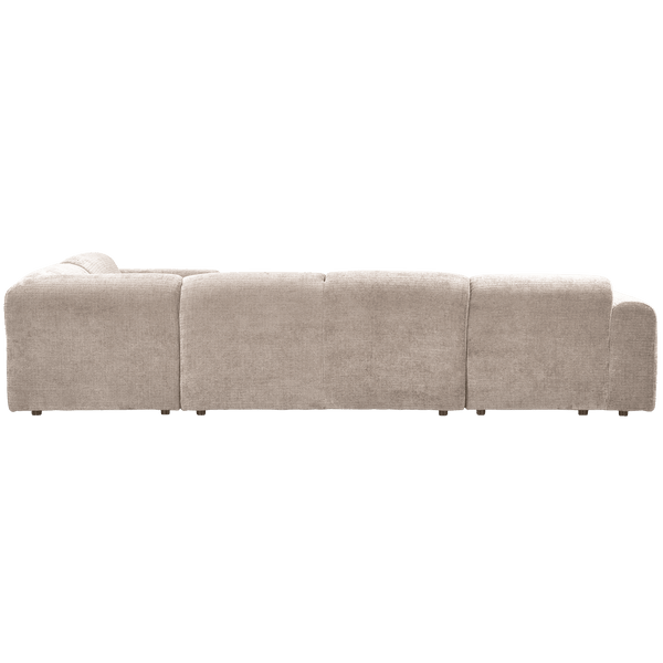 CLOUD HOEKBANK RECHTS GEWEVEN CHENILLE NATUREL