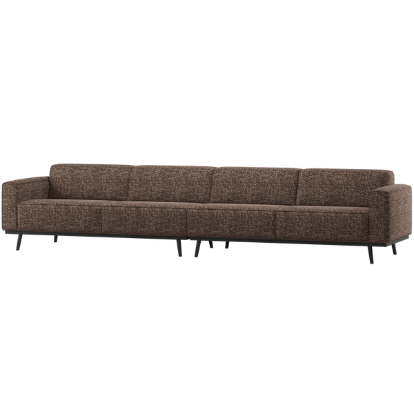 STATEMENT XL 4-ZITS BANK 372 CM BRUIN MELANGE