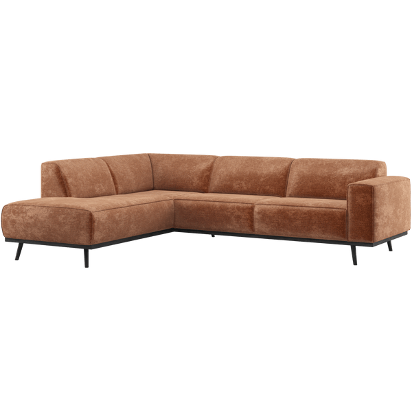 STATEMENT HOEKBANK LINKS CHENILLE VELVET TERRA