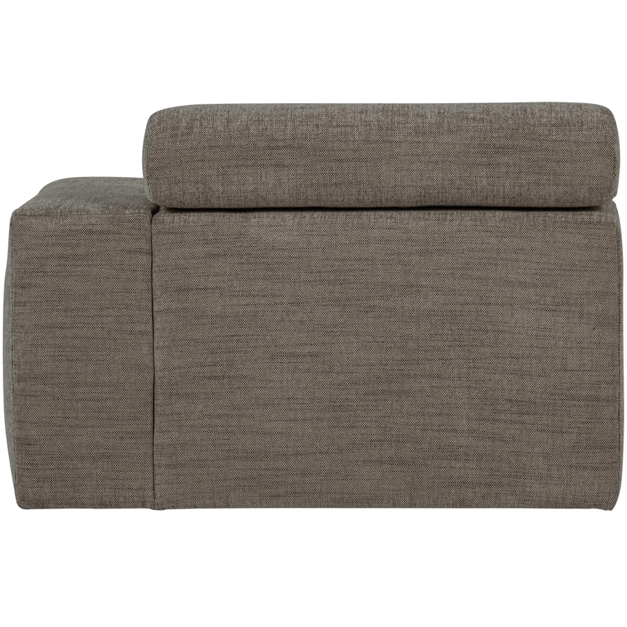NOVI 1-ZITS ELEMENT ARM RECHTS GRIJS MELANGE