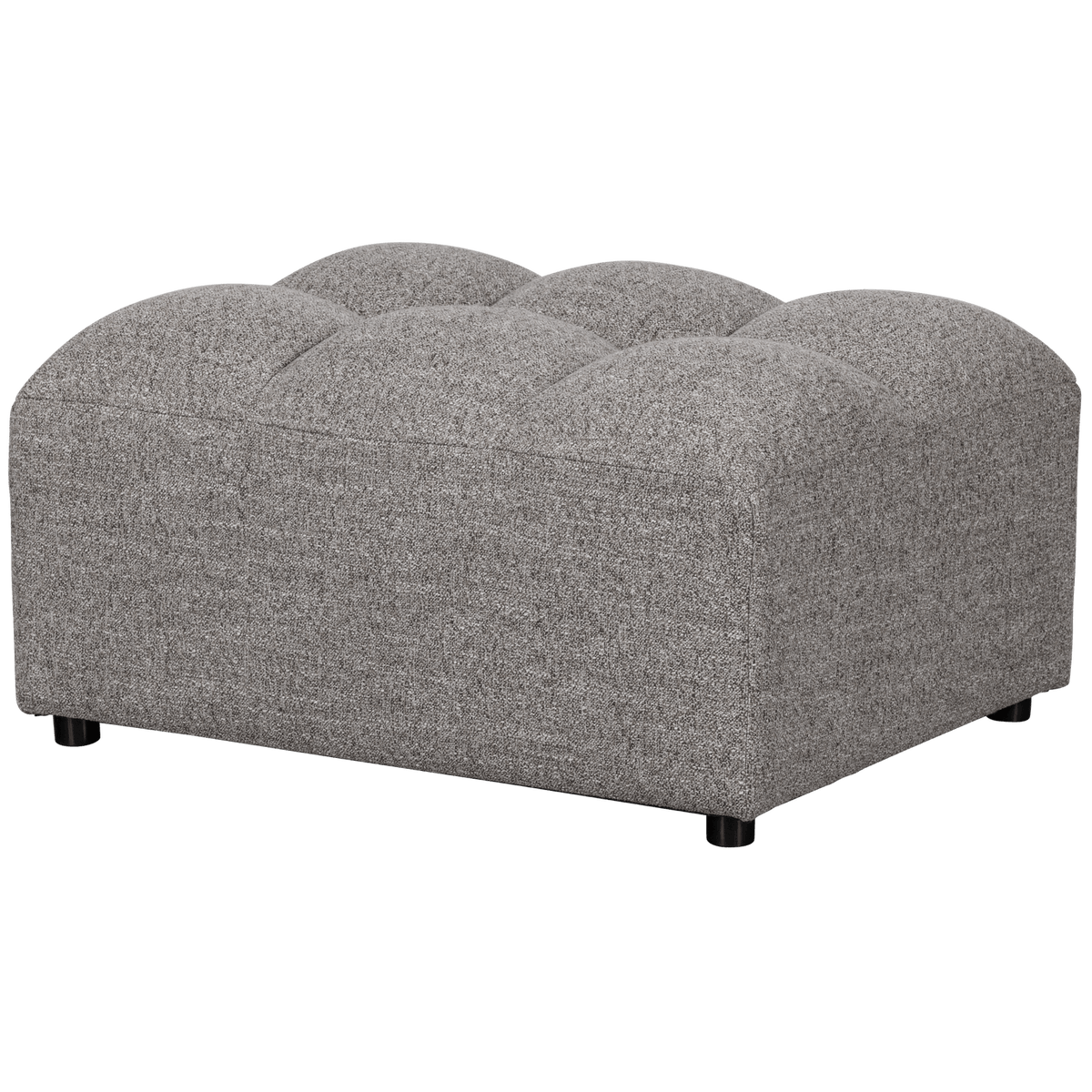 ALLURE HOCKER GEWEVEN STOF KLEI MELANGE