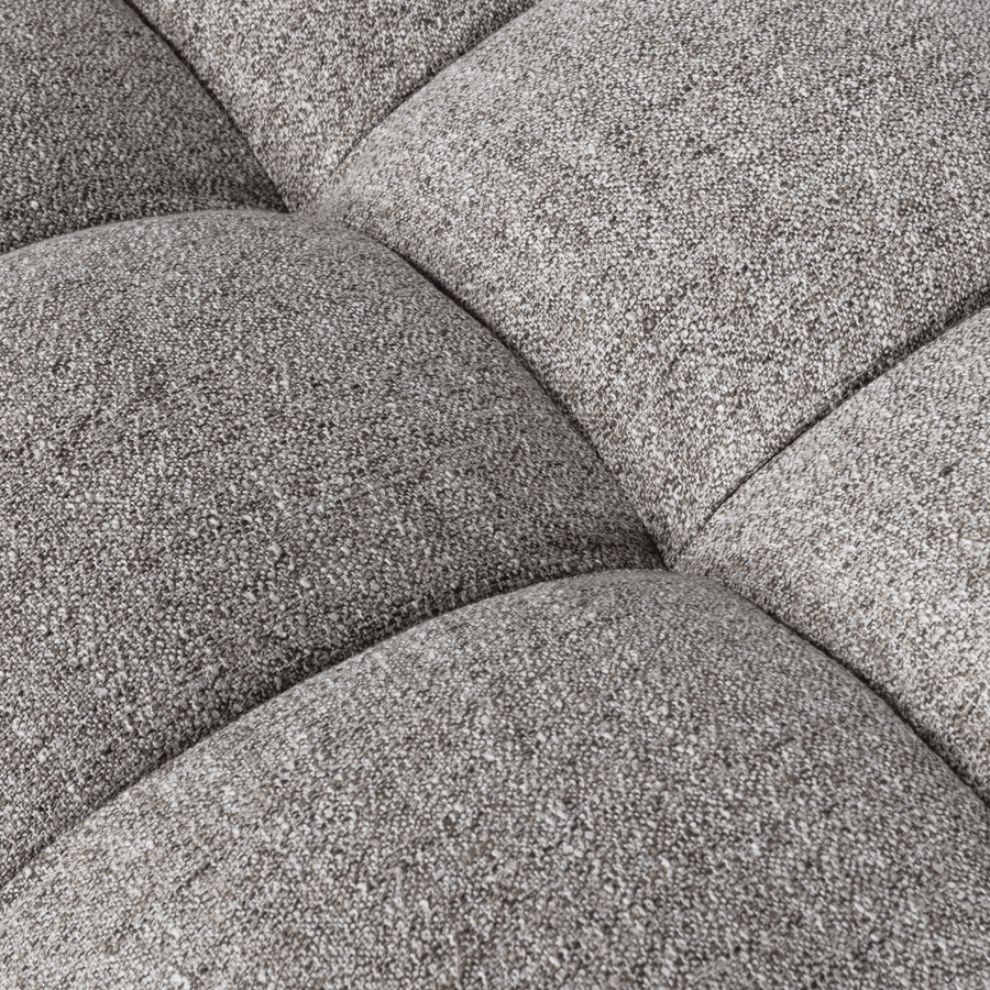 ALLURE HOCKER GEWEVEN STOF KLEI MELANGE