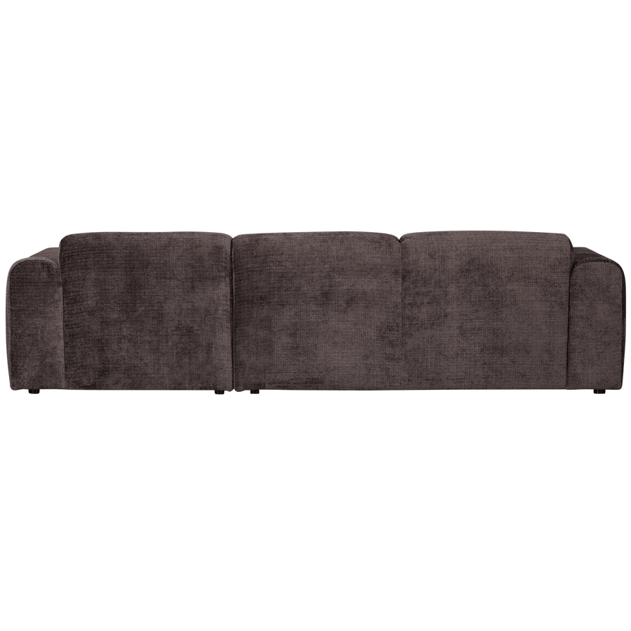 CLOUD CHAISE LONGUE BANK RECHTS CHENILLE WARM BRUIN