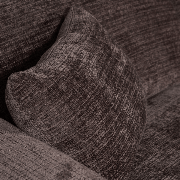 CLOUD CHAISE LONGUE BANK RECHTS CHENILLE WARM BRUIN