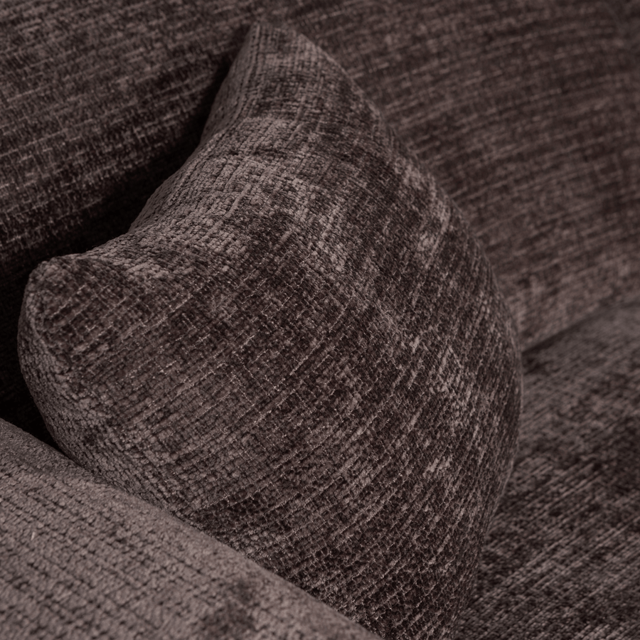 CLOUD CHAISE LONGUE BANK RECHTS CHENILLE WARM BRUIN